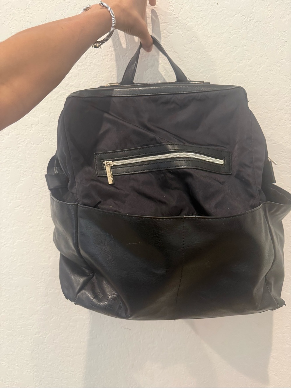 BEIS Black Convertible Backpack Diaper Bag Travel Bag